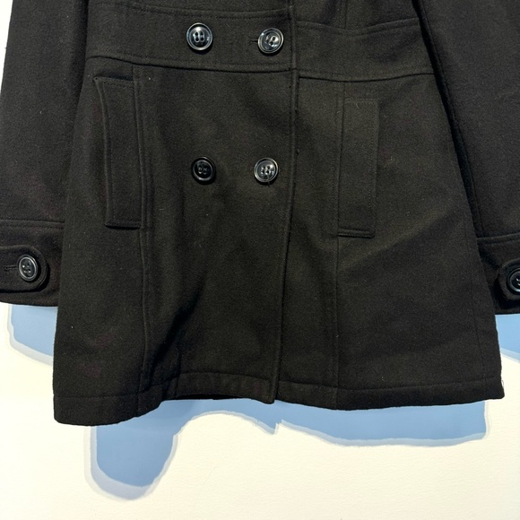 Twik Peacoat Jacket Wool Blend / Black / S - Picture 3 of 10